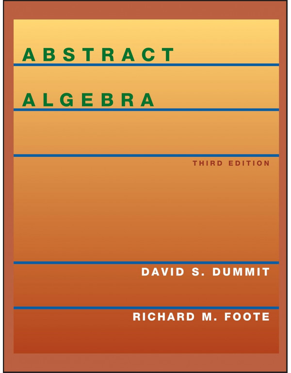 Abstract Algebra (3rd Edition) by David S. Dummit ...